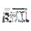 LED light set, complete with power su pply (contains headlights, tail light s, roof light bar, rock lights & dist