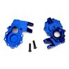 Portal housings, inner (front), 6061- T6 aluminum (blue-anodized) (2)/ 3x12 BCS (2)