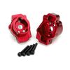 Portal drive axle mount, rear, 6061-T 6 aluminum (red-anodized) (left and r ight)/ 2.5x16 CS (4)