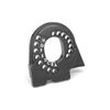 Motor mount plate, TRX-4, 6061-T6 alu minum (charcoal gray-anodized)