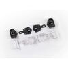 LED lenses, body, front & rear (compl ete set) (fits #9711 body)