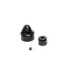 Shock Cap Set, Aluminum, Black: PM-MX