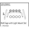 Roll Cage with Light Mount Set - chrome