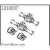 Front/Rear Axle Set - PRO Crawler 1:18
