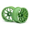 Jantes 26mm RTR verte (6mm offset/2pcs)