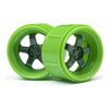 Jantes Work Meister S1 17mm vert (4pcs)