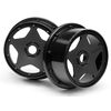 BAJA 5B - SUPER STAR WHEEL BLACK (120X60MM/2PCS)