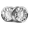 FELGEN WORK XSA 02C 26mm CHROM/WEISS (9mm OFFSET)