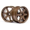 FELGEN TE37 26mm BRONZE (3mm OFFSET)