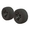 Dboots 'Fortress MT' Tire Set Glued G un Metal (2)