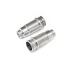 ALUMINUM SHOCK BODY SET (SILVER 2PCS)