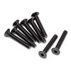Flat Head Screw M4x25mm 8 Pcs