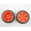 Set 2x Front Wheel for Buggy, orange