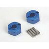 HEX HUBS,ALUM(2)(BLUE)