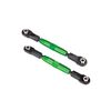 Camber links, front (TUBES green-anod ized, 7075-T6 aluminum, stronger than titanium) (83mm) (2)/ rod ends, rear