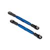 Camber links, rear (TUBES blue-anodiz ed, 7075-T6 aluminum, stronger than t itanium) (73mm) (2)/ rod ends, rear (