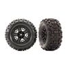 Tires & wheels, assembled, glued (bla ck 2.8' wheels, Sledgehammer tires, f oam inserts) (2) (TSM├é┬« rated)