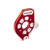 Plate, motor, 6061-T6 aluminum (red-a nodized)