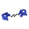 Steering blocks, extreme heavy duty, blue (left & right)/ 3x20mm BCS (2) ( for use with #9080 upgrade kit)