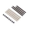 Suspension pin set, extreme heavy dut y, complete (front and rear) (hardene d steel) (3x52mm (4), 3x32mm (2), 3x4