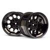 Bullet - Bullet ST Wheels Black Chrome (Pr)