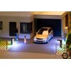 Luminaire de chemin à LED anthracite blanc chaud 3 pièces