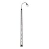 Luminaire LED en arc de mât à grille blanc froid