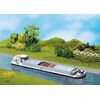 Bateau fluvial avec cabine habitable