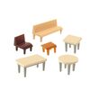 7 tables 24 chaises 12 bancs