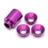 BAJA 5B - SPACER SET FOR CLUTCH BELL HOLDER (PURPLE)
