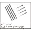 Shaft Set - 2.5*25 (4) /2.5*37 (4)