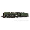 SNCF 141R 460 avec roues à rayons mixtes et tender charbon vert tender vert Ep.III DCS