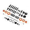 COMPETITION ALUMINUM SHOCK SET R8-R10 (ORANGE/46-56/2PCS)