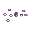 Rondelle aluminium  3x6x0.75mm (violet/10pcs)
