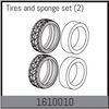 Tires and sponge set (2)