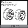 Plastic rim set - copper-coloured (2)