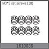 M3*3 set screws (10)