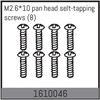 M2.6*10 pan head selt-tapping screws (8)