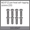 M2.6*12 pan head selt-tapping screws (10)