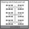 Steering rods & body post set