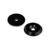 Aluminium wing mount washer (black/2pcs)