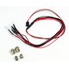 LED mis en blanc/rouge avec support en aluminium