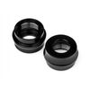 Big bore shock bottom cap (black/2pcs)