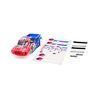 GT24T CAR BODY PAINTED AND DECORATED BODY (RED/BLUE)