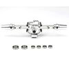 SCA-1E ALUM FRONT AXLE