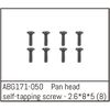 Pan Head Self-tapping Screw M2.6*8*5 (8)