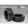 CRUNCH 2.0 Front Tyres in Blue compound + foam inserts (pair)
