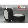 BARRACUDA 2.0 Tyres in 15/25 compound glued on White rims (Pair)