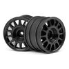 WR8 RALLY OFF-ROAD WHEEL BLACK (48X33MM/2PCS)