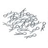 Clips de carrosserie (6mm/silver/medium/20pcs)